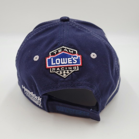 Team Lowes Racing Adjustable Blue Baseball Hat Cap #48 Jimmie Johnson Nascar - Picture 5 of 11